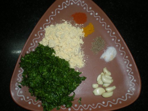 Ingredients for Methi Paratha