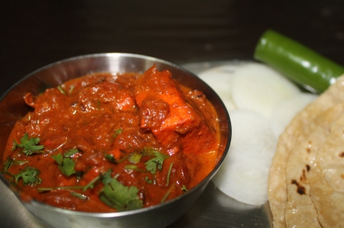 Paneer Butter Masala  (Cottage Cheese cooked in tomato onion base)